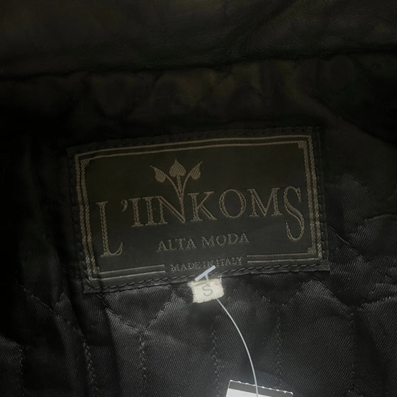 Vintage black L'Iimkoms Leather Jacket - womens small