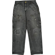  Carhartt Double Knee Carpenter Trousers - 30W 30L - Grey Cotton