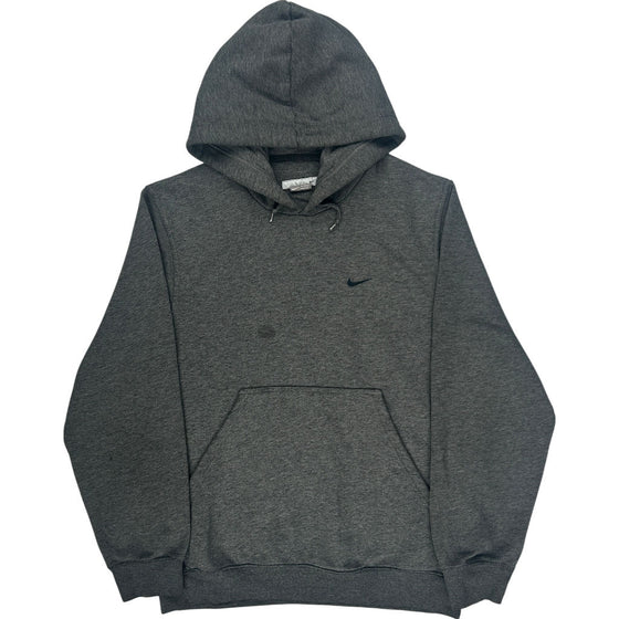 Nike Hoodie - Small - Grey Cotton Blend