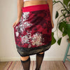 Vintage red Desigual Mini Skirt - womens 31" waist