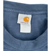 Carhartt Long Sleeve Pocket T-Shirt - Large - Blue Cotton