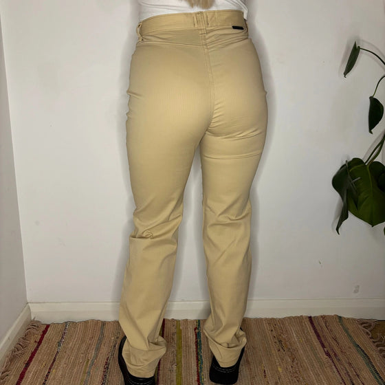 Vintage beige Dolce & Gabbana Trousers - womens 28" waist