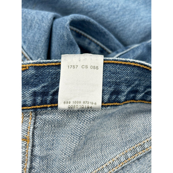 Levis 501 Jeans - 28W 32L - Blue Cotton