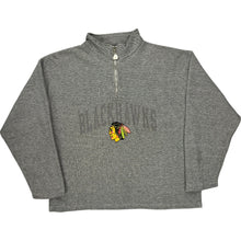  Pro Player Blackhawks Graphic Sweatshirt - Medium - Grey Cotton Blend