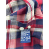 Nautica Plaid Shirt - Medium - Red Cotton