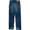 Levis 501 Distressed Jeans - 30W 33L - Blue Cotton