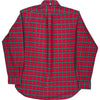 Ralph Lauren Classic Fit Plaid Shirt - Medium - Red Cotton