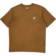  Carhartt K87 Loose Fit Pocket T-Shirt - XL - Brown Cotton Blend