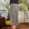 Vintage grey Keydey Denim Skirt - womens 29" waist