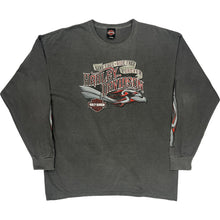  Harley-Davidson Graphic Long Sleeve T-Shirt - XXL - Grey Cotton