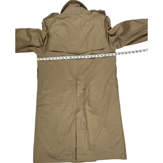 Burberry Trench Coat - Large - Beige Cotton Blend