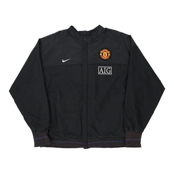 Vintage black Manchester United Nike Jacket - mens x-large