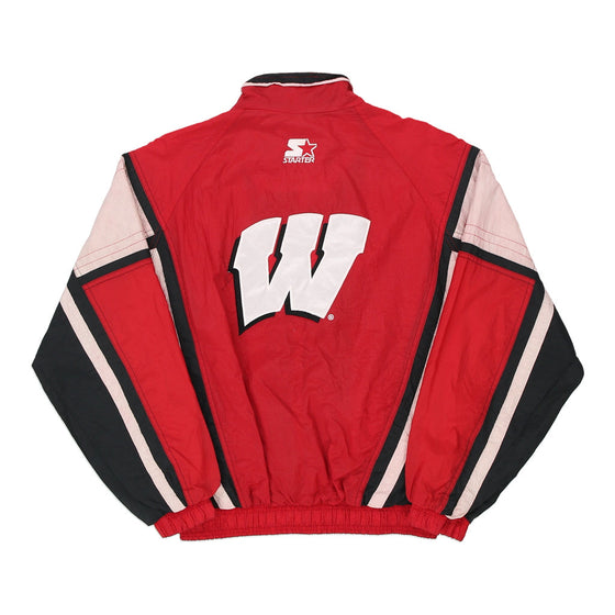 Vintage red Wisconsin Starter Jacket - boys large