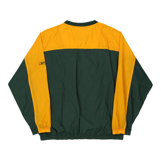 Vintage green Green Bay Packers Reebok Windbreaker - mens x-large