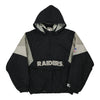 Vintage black Las Vegas Raiders Starter Jacket - mens large