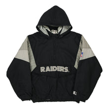  Vintage black Las Vegas Raiders Starter Jacket - mens large