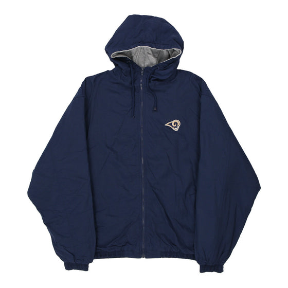 Vintage navy St.Louis Rams Majestic Jacket - mens x-large