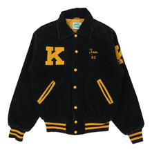  Vintage black 1980's Klinger Maple Cord Jacket - mens small