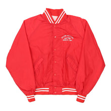  Vintage red Boyer Motors Torque Varsity Jacket - womens large