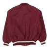 Vintage burgundy Lewis Bus Line Canada Varsity Jacket - mens x-large