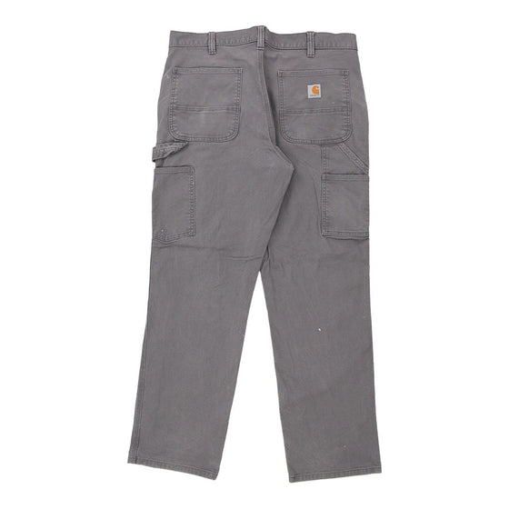 Vintage grey Carhartt Carpenter Trousers - mens 36" waist