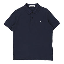  Vintage navy Age 10-12 Stone Island Polo Shirt - boys medium