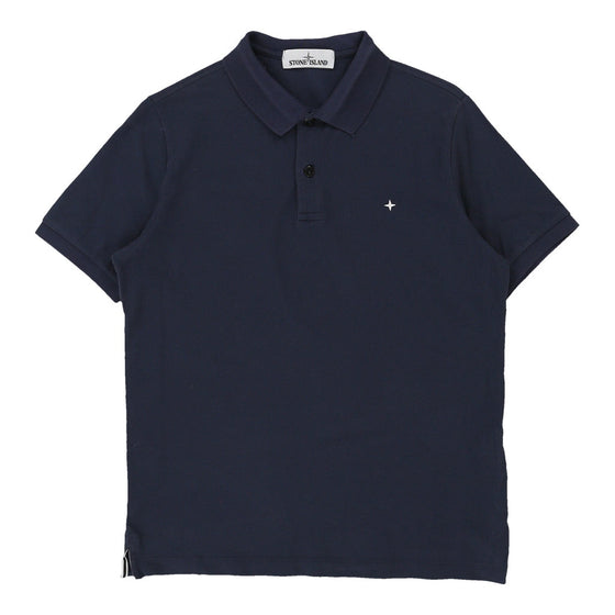 Vintage navy Age 10-12 Stone Island Polo Shirt - boys medium