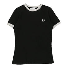  Vintage black Fred Perry T-Shirt - womens small