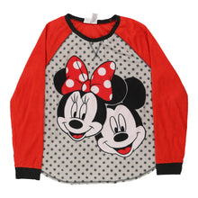  Vintage grey Age 14-16 Mickey Mouse Pyjama Top Disney Fleece - girls x-large