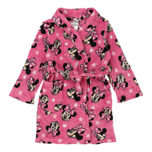  Vintage pink Age 6 Minnie Mouse Dressing Gown Disney Fleece - girls small