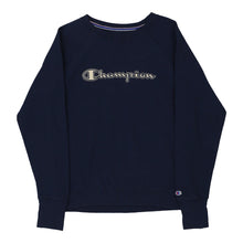  Vintage navy Champion Sweatshirt - mens x-small