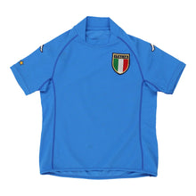  Vintage blue Age 8 Italy National Team Kappa Football Shirt - boys small