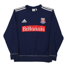  Pre-Loved navy Age 16 2010 Stoke City Adidas Sweatshirt - boys large