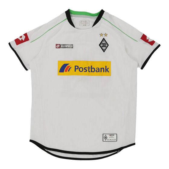 Pre-Loved white Age 11-12 2010 Borussia Monchengladbach Lotto Football Shirt - boys medium