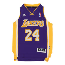  Pre-Loved purple Age 10-12 Los Angeles Lakers Adidas Jersey - boys small