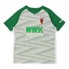  Pre-Loved green Age 13-14 FC Augsburg Away Nike Football Shirt - boys x-large