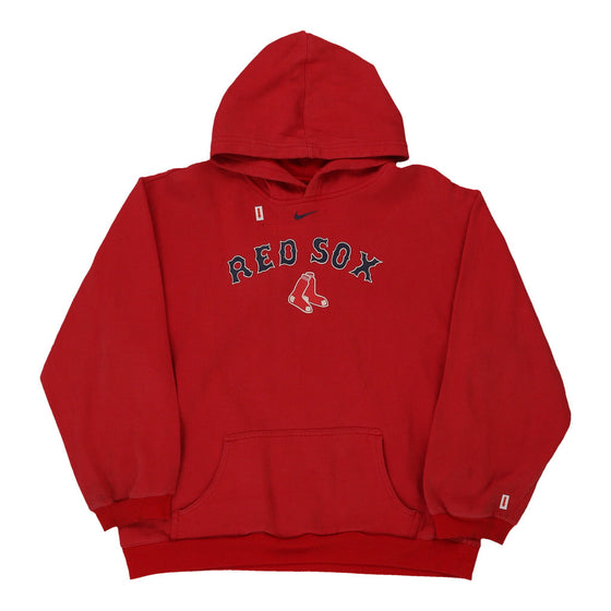 Vintage red Age 12-13 Boston Red Sox Nike Hoodie - boys large