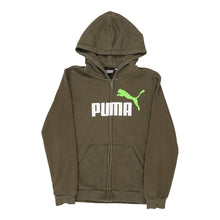  Vintage khaki Age 11-12 Puma Hoodie - boys medium