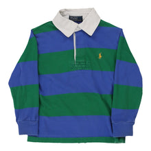  Vintage green Age 5-6 Ralph Lauren Rugby Shirt - boys x-small