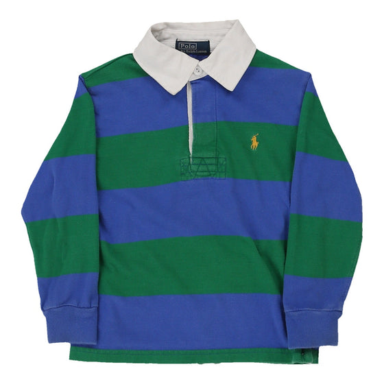 Vintage green Age 5-6 Ralph Lauren Rugby Shirt - boys x-small