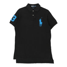  Vintage black Ralph Lauren Polo Shirt - mens medium