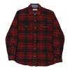 Vintage red Tallwoods Flannel Shirt - mens medium