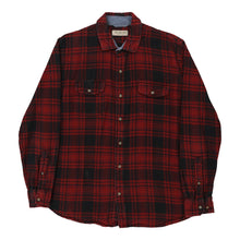  Vintage red Tallwoods Flannel Shirt - mens medium