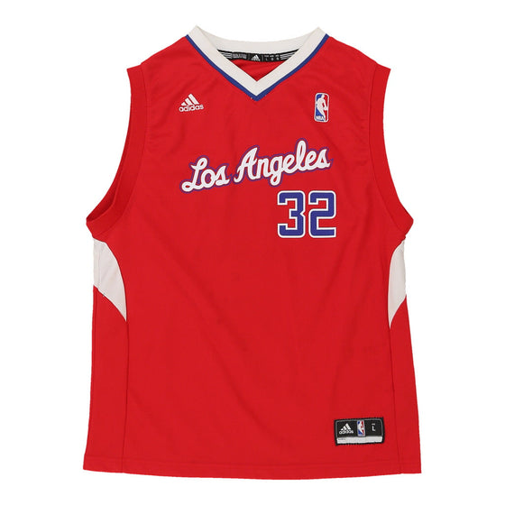 Vintage red Los Angeles Clippers Adidas Jersey - mens large