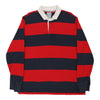 Vintage red Lands End Rugby Shirt - mens x-large