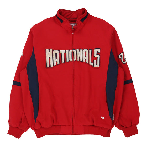 Vintage red Washington Nationals Majestic Jacket - mens xx-large