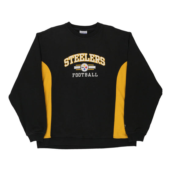 Vintage black Pittsburgh Steelers Reebok Sweatshirt - mens x-large