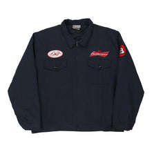  Vintage navy Dale Jr Chase Authentics Jacket - mens x-large