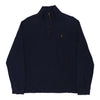 Vintage navy Ralph Lauren 1/4 Zip - mens medium