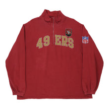  Vintage red San Fransisco 49ers Nfl 1/4 Zip - mens x-large